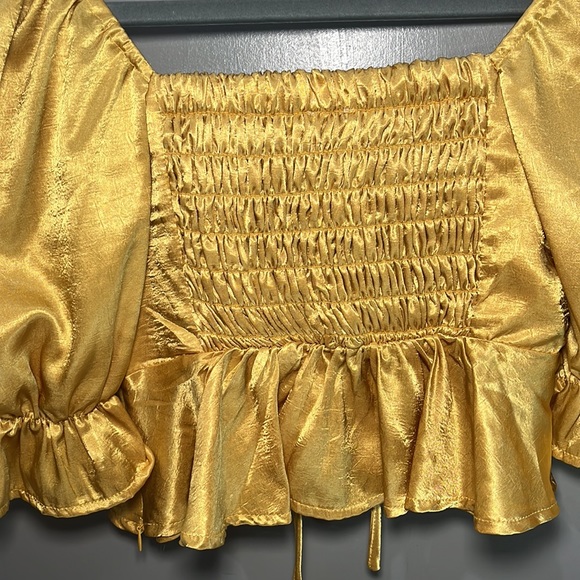 Yellow Gold Moon River Top - Picture 5 of 6